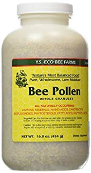 YS Eco Bee Farm Bee Pollen Whole Granules - 16 oz (Pack of 3)
