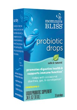 Mommy's Bliss Baby Probiotic Drops, Flavorless, 0.34 Fluid Ounce