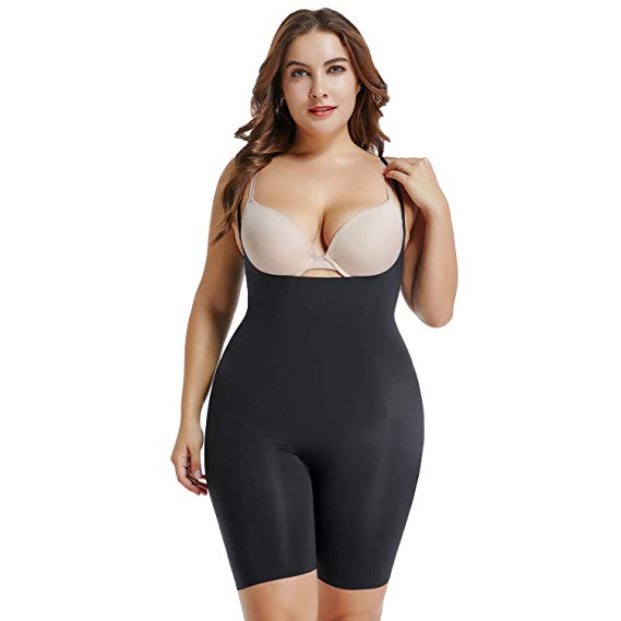 Shapewear for Women Tummy Control Bodysuit Underwear Open Bust Slimming Body Shaper Briefs