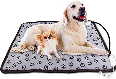 PETPLUS Dog Cat Heating Pad for Pets, Electric Heating Pads with Chew Resistant Steel Cord