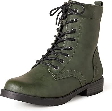 Amazon Essentials Women's Lace-Up Combat Boot