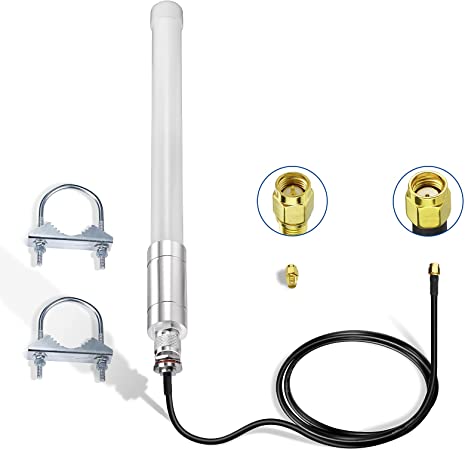 Bingfu Lora Antenna 915mhz 4dBi with 3.3ft RG58 Cable for RAK Nebra Bobcat HNT Helium Hotspot Miner SyncroBit LoraWan Gateway Lora Module Repeater RP-SMA SMA Antennae Outdoor Lorawan Antennas