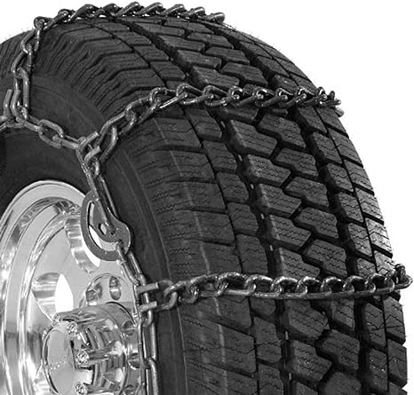 Security Chain Company QG3227CAM Quik Grip Wide Base Type CAM-DH Light Truck Tire Traction Chain - Set of 2