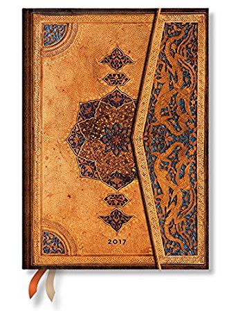 Safavid - Paperblanks 2017 Daily Planner (Midi 5 x 7 Day per Page) by Paperblanks