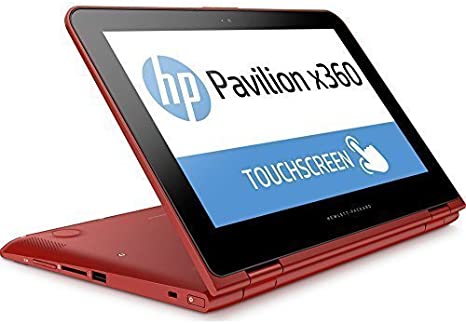 HP PAVILION x360 13-s060SA 13.3" Touchscreen Laptop Tablet PC Intel Core i3-5010U 2.1 GHz, 4GB RAM, 1TB HDD, Windows 8.1 - Red - M1M36EA#ABU