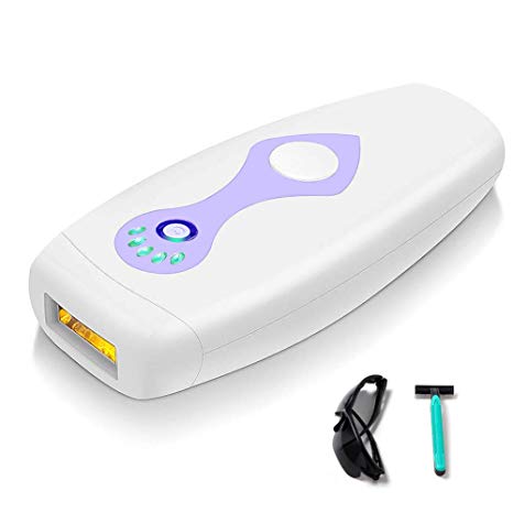 Hair Removal Device, IpL Painless Permanent Body Hair Remover Laser Hair Removal Machine for Home Face & Body Bikini Zone & Armpits, 500,000 Flashes