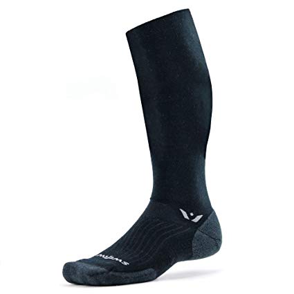 Swiftwick- PURSUIT TWELVE Hiking & Cycling Socks, Winter Sports, Merino Wool Knee High