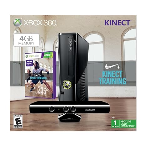 Xbox 360 4GB with Kinect Nike  Bundle