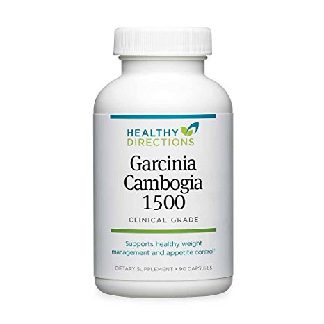 Healthy Directions Garcinia Cambogia 1500 with HCA Supports Appetite Control for Healthy Weight Management, 90 capsules (30-day supply)