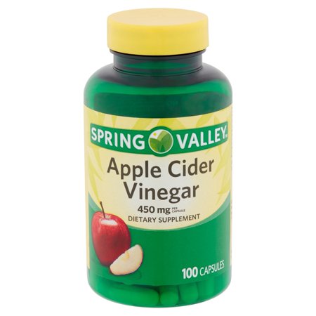 Spring Valley Apple Cider Vinegar Capsules, 450 mg, 100 count