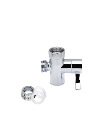 SmarterFresh Faucet Diverter Valve With Aerator and Male Threaded Adapter, Faucet Adapter for Hose Attachment, Faucet Connector for Water Diversion