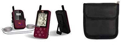 Maverick ET-733 Wireless Long Range BBQ Thermometer Burgundy with Case