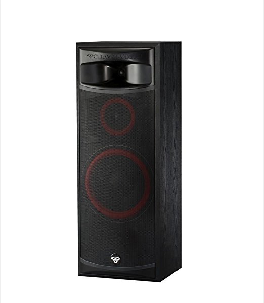 Cerwin-Vega XLS-12 3-Way Home Audio Floor Tower Speaker (Each, Black)