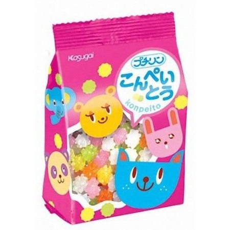 KASUGAI Japan-Mini Konpeito Plum Sugar Candy 50g x 5packs