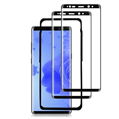 YUDICP Note 8 Screen Protector [2Pack], Note 8 Tempered Glass [Alignment Frame] [Full Screen Coverage][3D Curved][Case Friendly] Screen Protective Film for Samsung Galaxy Note 8