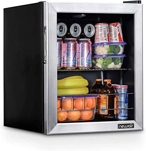 NewAir NBC060SS00 Beverage Cooler and Refrigerator, Holds up to 60 Cans, Perfect for Beer Wine or Soda