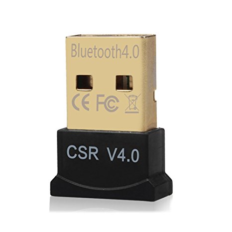 FotoFo Bluetooth 4.0 USB Adapter for Windows 10 / 8.1 / 8 / 7 / Vista
