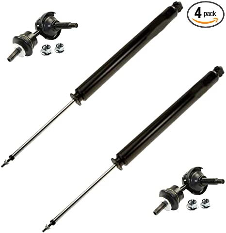 Detroit Axle - REAR Shock Absorbers & Sway Bar End Links for 2012 2013 2014 2015 2016 2017 Ford Focus - Excludes ST, RS