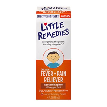 Little Remedies Child Fever/Pain Reliever, Cherry Flavor, 4 Ounce