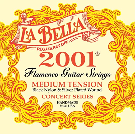 La Bella 2001 Series Flamenco Guitar Strings Medium Tension