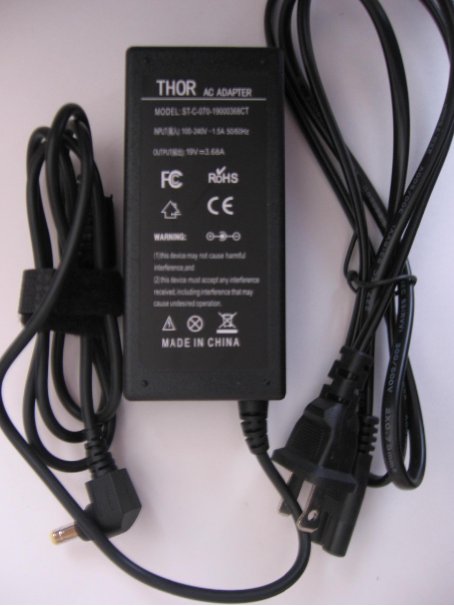 Thor Brand Replacement Ac Power Adapter Charger Cord for Lenovo Ideapad Laptop Pc: V480 V570 V570c Y471a Y480 Y510 Y530 Z380 Z465 Z480 Z580