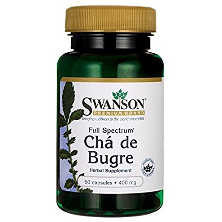 Swanson Full Spectrum Cha de Bugre 400 mg 60 Caps