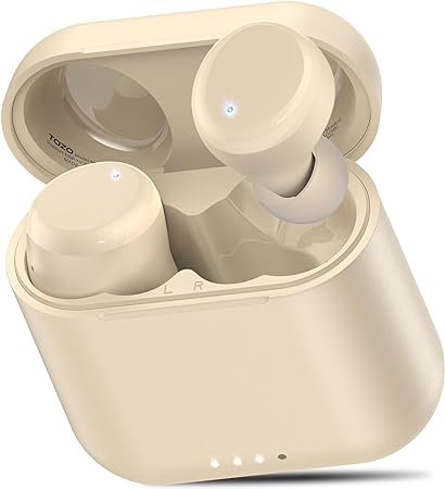 TOZO T6 Wireless Earbuds Bluetooth 5.3 Headphones, Ergonomic Design in-Ear Headset, 50Hrs Playtime with Wireless Charging Case, APP EQ Customisable, IPX8 Waterproof, New Upgraded Version