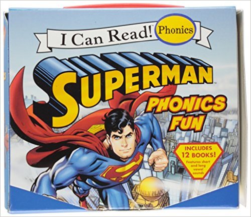 Superman Classic: Superman Phonics Fun (Includes 12 Books) (My First I Can Read)