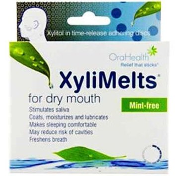 Oracoat XyliMelts for Dry Mouth, Mint-Free, 40-Count Box (1 Box)