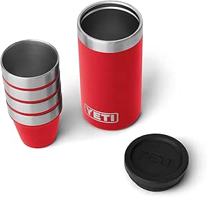 YETI Shot Glasses with Carrying Case, Set of 4