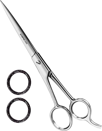 Utopia Care Hair Cutting and Hairdressing Scissors 7.5 Inch, Premium Stainless Steel shears with smooth Razor & Sharp Edge Blades, for Salons, Professional Barbers, Men & Women, Kids, Adults, & Pets