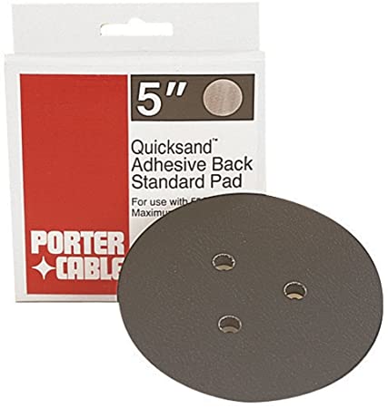 PORTER-CABLE 13900 5-Inch Standard Adhesive-Back Sanding Pad (for 332 Random Orbit Sander)-Inch