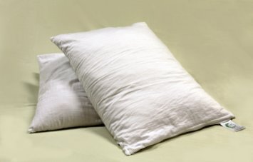 Standard Shredded Latex Pillow by 45th Street Bedding - 100% Natural Dunlop Latex - 100% Cotton Cover.