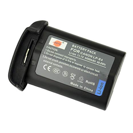 DSTE® LP-E4 LPE4 Li-ion Battery for Canon EOS-1D Mark III 1Ds Mark III 1D Mark4 EOS-1D C Camera