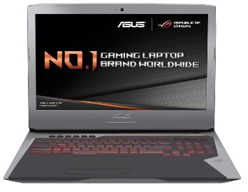 ASUS ROG G752VY-T7048T Notebook (i7-6700HQ, Blu-Ray DVD Combo, Touchpad, Windows 10 Home, 64-bit, 6th gen Intel Core i7) - Grey