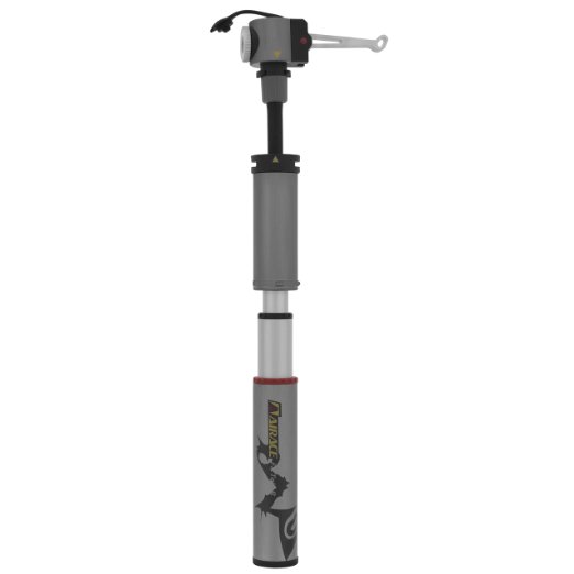 AiraceUSA Bike Telescope Mini Pump Compact and Portable Fits Presta Schrader and Dunlop Air Valves Lifetime Warranty