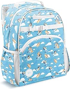 Simple Modern Bluey Toddler Backpack for School Girls and Boys | Kindergarten Elementary Kids Backpack | Fletcher Collection | Kids - Medium (15" tall) | Bluey Sky