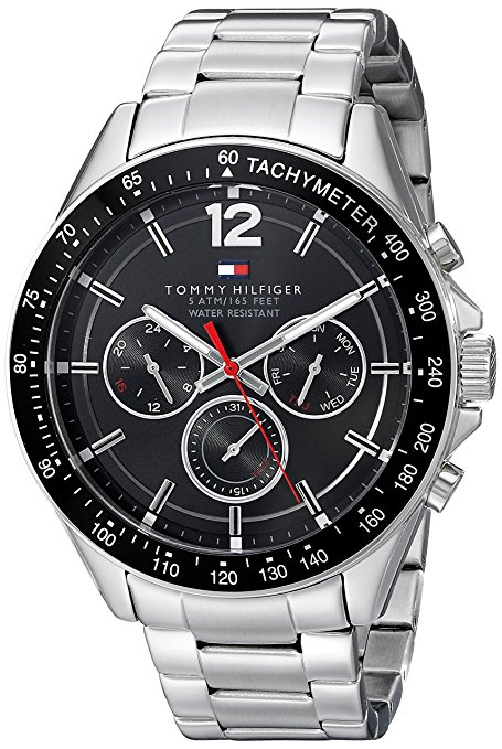 Tommy Hilfiger Men's 1791104 Sophisticated Sport Analog Display Quartz Silver Watch