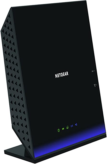 NETGEAR D6400-100UKS AC1600 Dual Band 300   1300 Mbps Wireless (Wifi) VDSL/ADSL Modem Router for Phone Line Connections (BT Infinity, YouView, TalkTalk, EE and Plusnet Fibre) (Amazon Echo Enabled)