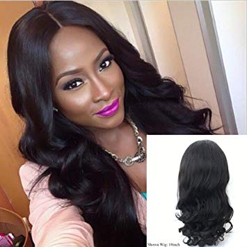 JYL Hair Loose Wave 360 Silk Base Lace Frontal Wig Brazilian Virgin Hair with 4x4 Silk Top Pre Plucked Hairline Human Hair Lace Wigs 180% Density Baby Hair for Black Women (12'', 180% natural color)