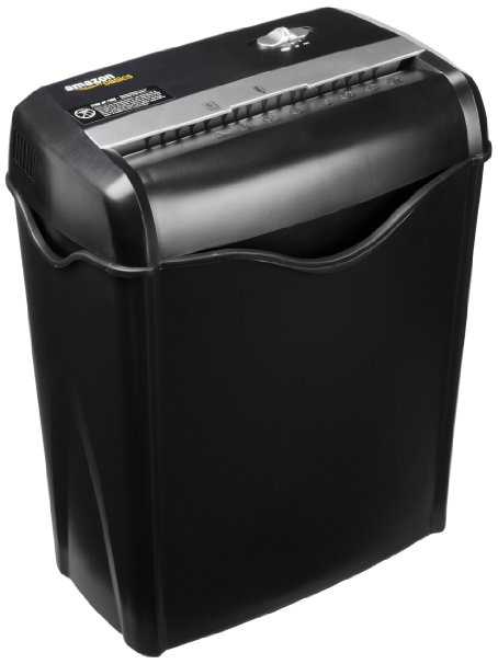 AmazonBasics 6-Sheet Cross-Cut Paper and Credit Card Shredder