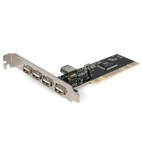 StarTech.com 5 Port PCI High Speed USB 2.0 Adapter Card