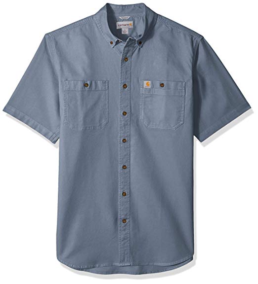 Carhartt Men's Big and Tall Big & Tall Rugged Flex Rigby Short Sleeve Work Shirt