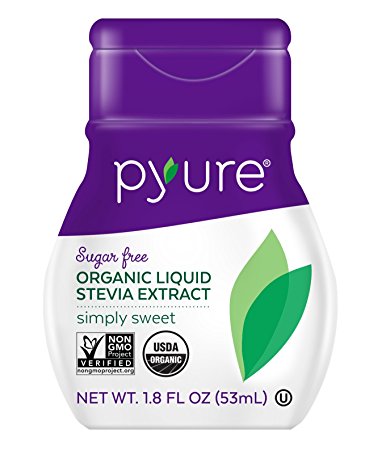 Pyure Organic Liquid Stevia Sweetener, Simply Sweet, 1.8 Fluid Ounce