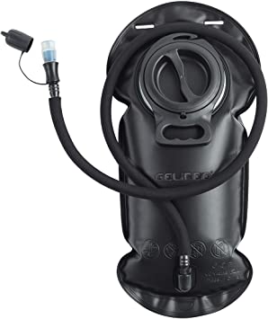 Gelindo Hydration Bladder 3L/ 2.5L/ 2L, BPA-Free Hydration Resevoir Leak-Proof Large Opening and Quick Release Insulated Tube, Water Pack Replacement with Shutoff Valve for Hiking Cycling Camping