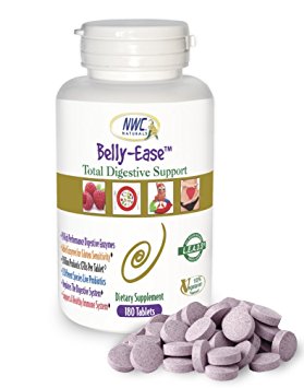 NWC Naturals Belly-Ease 180 Count Chewable Tablet