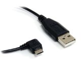 StarTechcom Micro USB Cable - A to Right Angle Micro B UUSBHAUB1RA