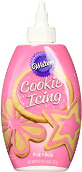 Wilton 704-0146 Pink Cookie Icing, 9-Ounce, Assorted