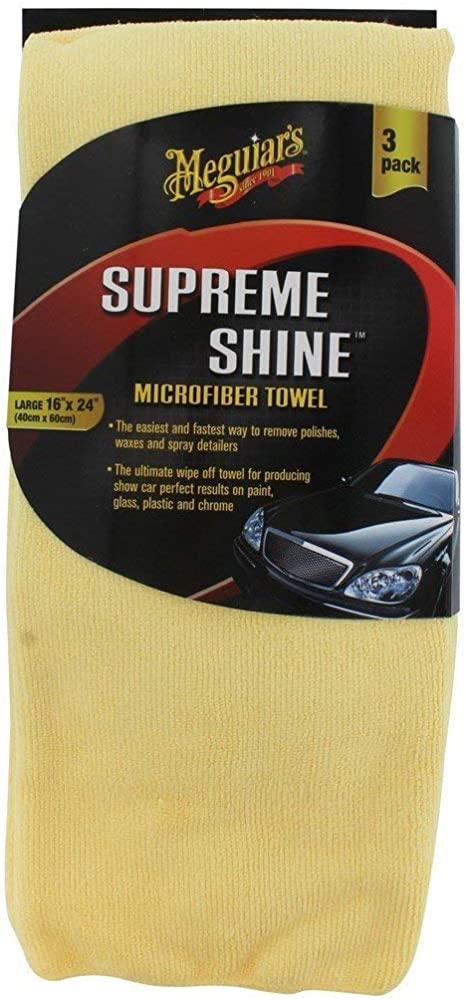 Meguiar's 650058&nbsp;X2020&nbsp;Supreme Shine Microfibre Microfiber Towels Pack of 3