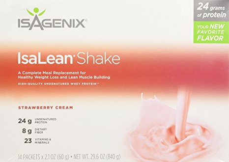 Isalean Shake Strawberry Cream - 14 packets - 2.1 oz